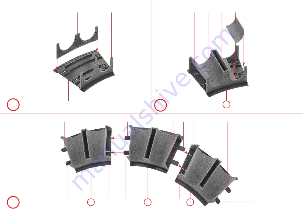 Faller VIADUCT SET, TWO-TRACK, CURVED Manual Download Page 2