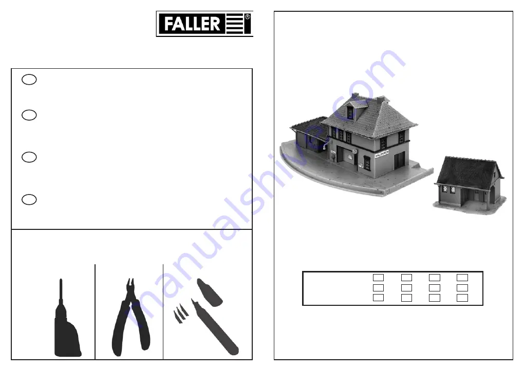 Faller WALDKIRCH STATION Quick Start Manual Download Page 1