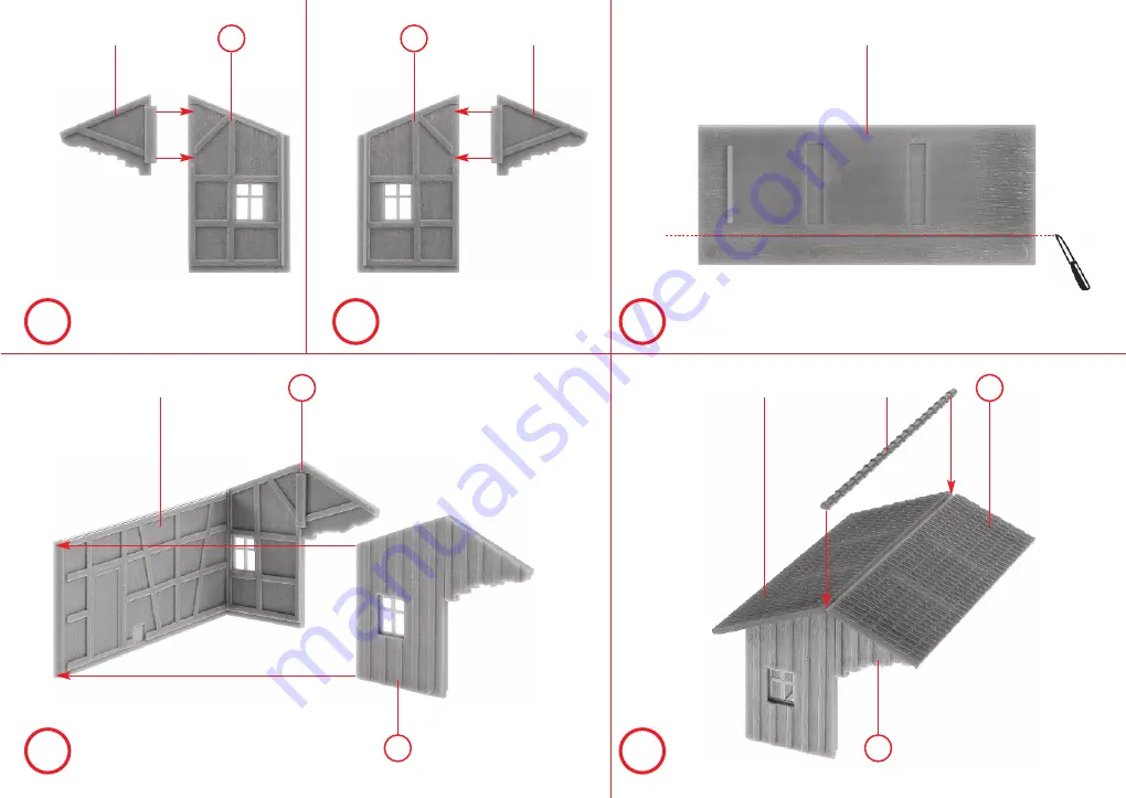 Faller WOODSHED Instructions Download Page 3