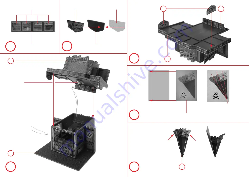 Faller XXL FRENCH FRIES FAIRGROUND BOOTH Скачать руководство пользователя страница 7