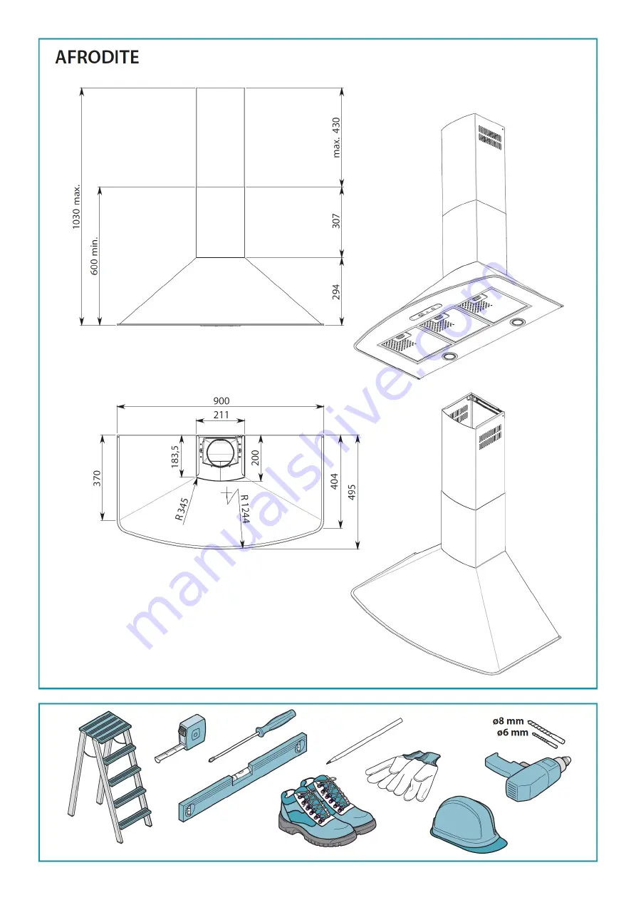 FALMEC Airmec Afrodite Instruction Booklet Download Page 7