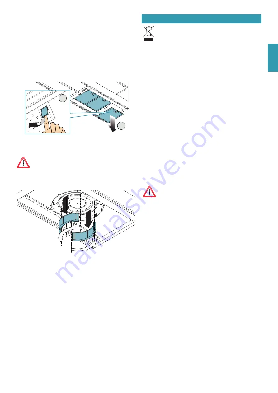 FALMEC Circle tech Spazio Island 130 Instruction Booklet Download Page 21