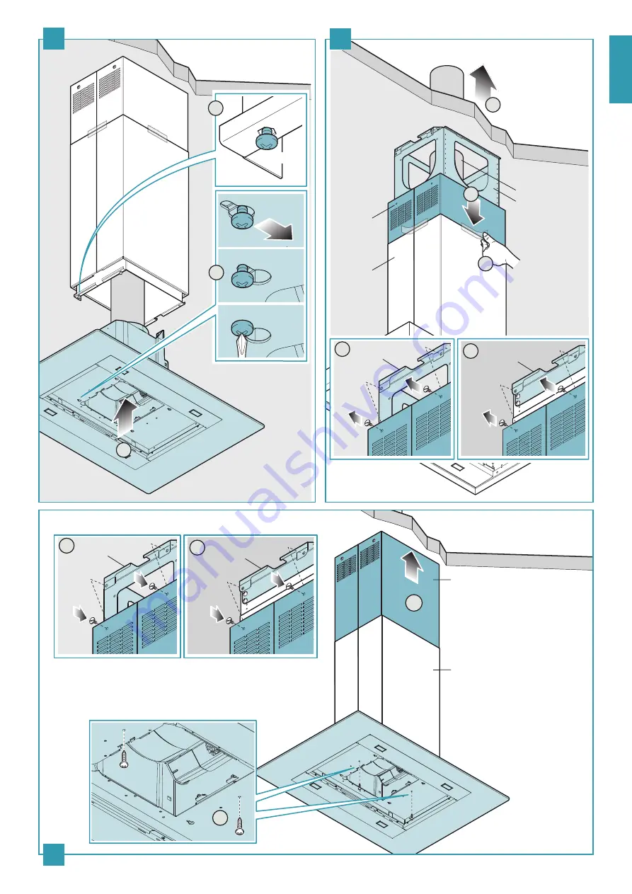 FALMEC Design Kristal Isola 90 Inox Скачать руководство пользователя страница 9