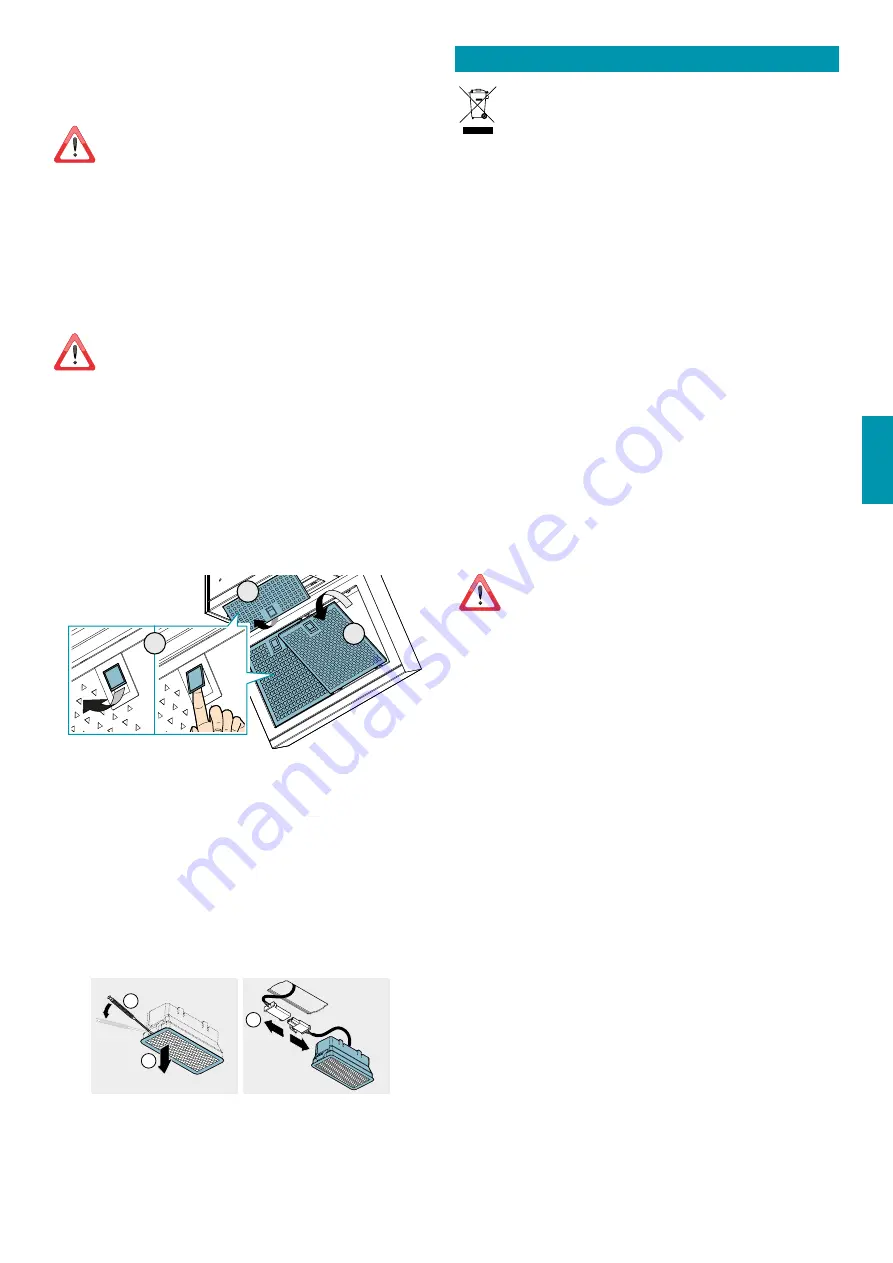 FALMEC Design Scotch Brite FIDAN28B6SS-3 Instruction Booklet Download Page 19