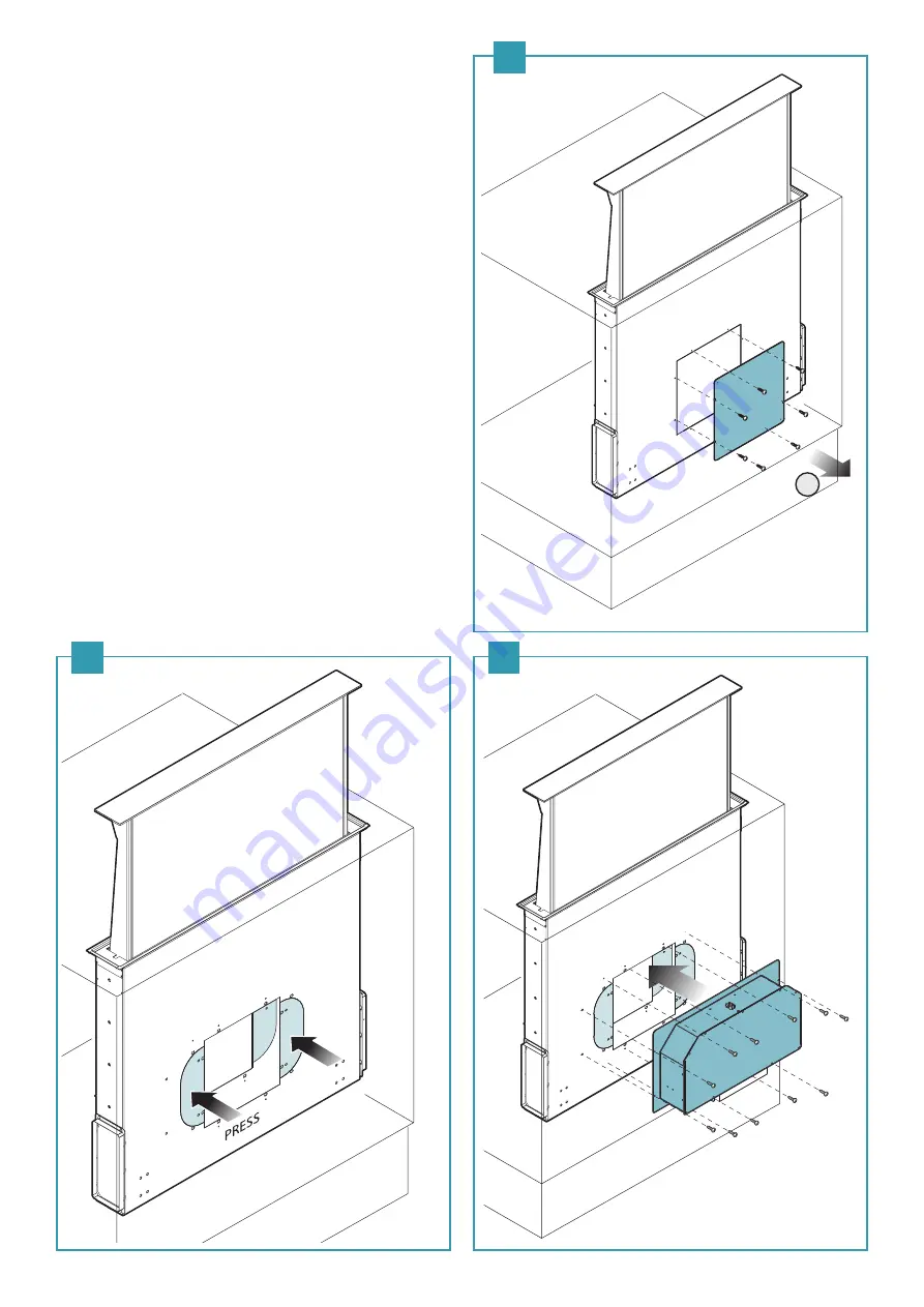 FALMEC Down Draft 120 Instruction Booklet Download Page 8