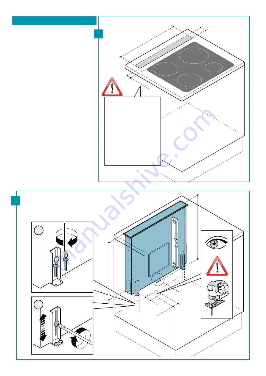 FALMEC Downdraft 120 Installation Manual Download Page 5