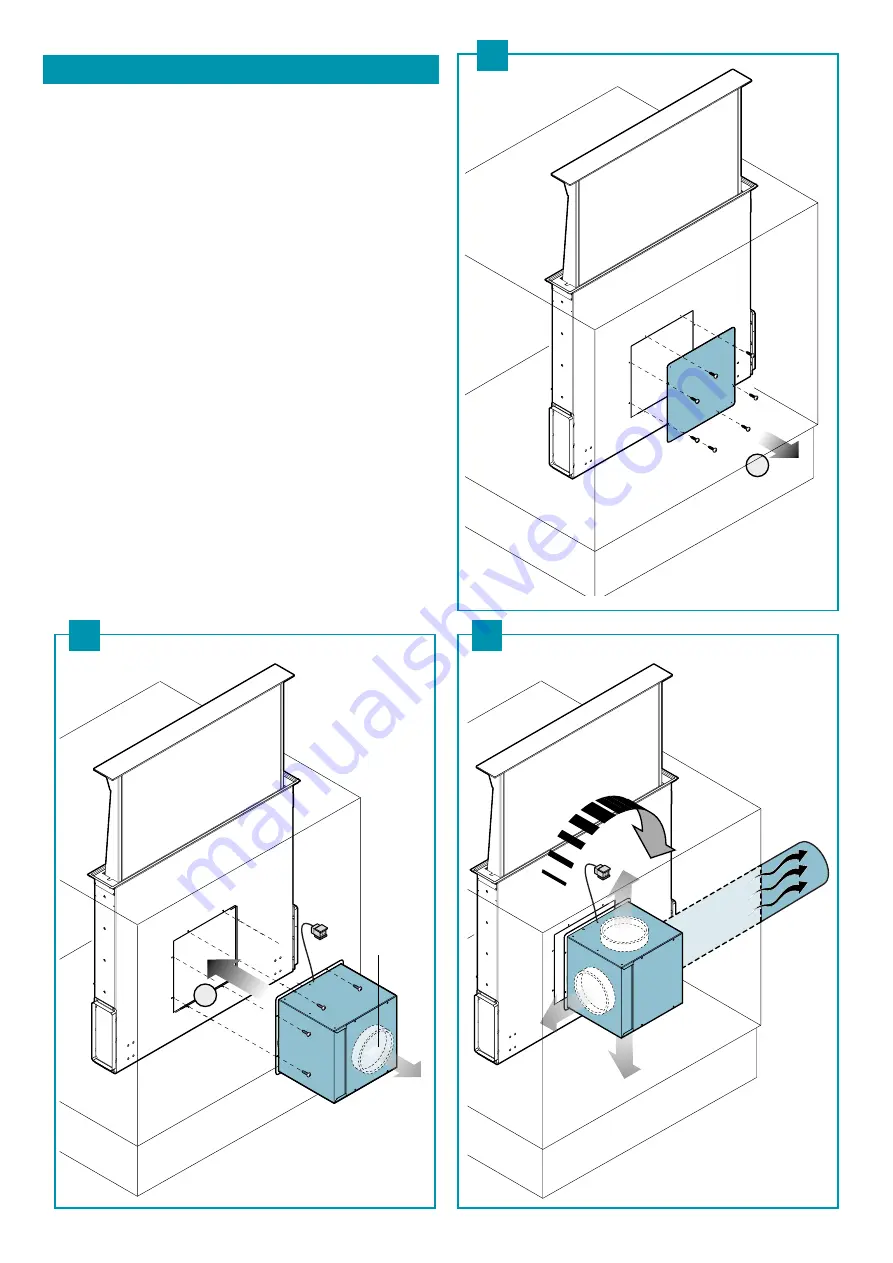 FALMEC Downdraft 120 Installation Manual Download Page 12