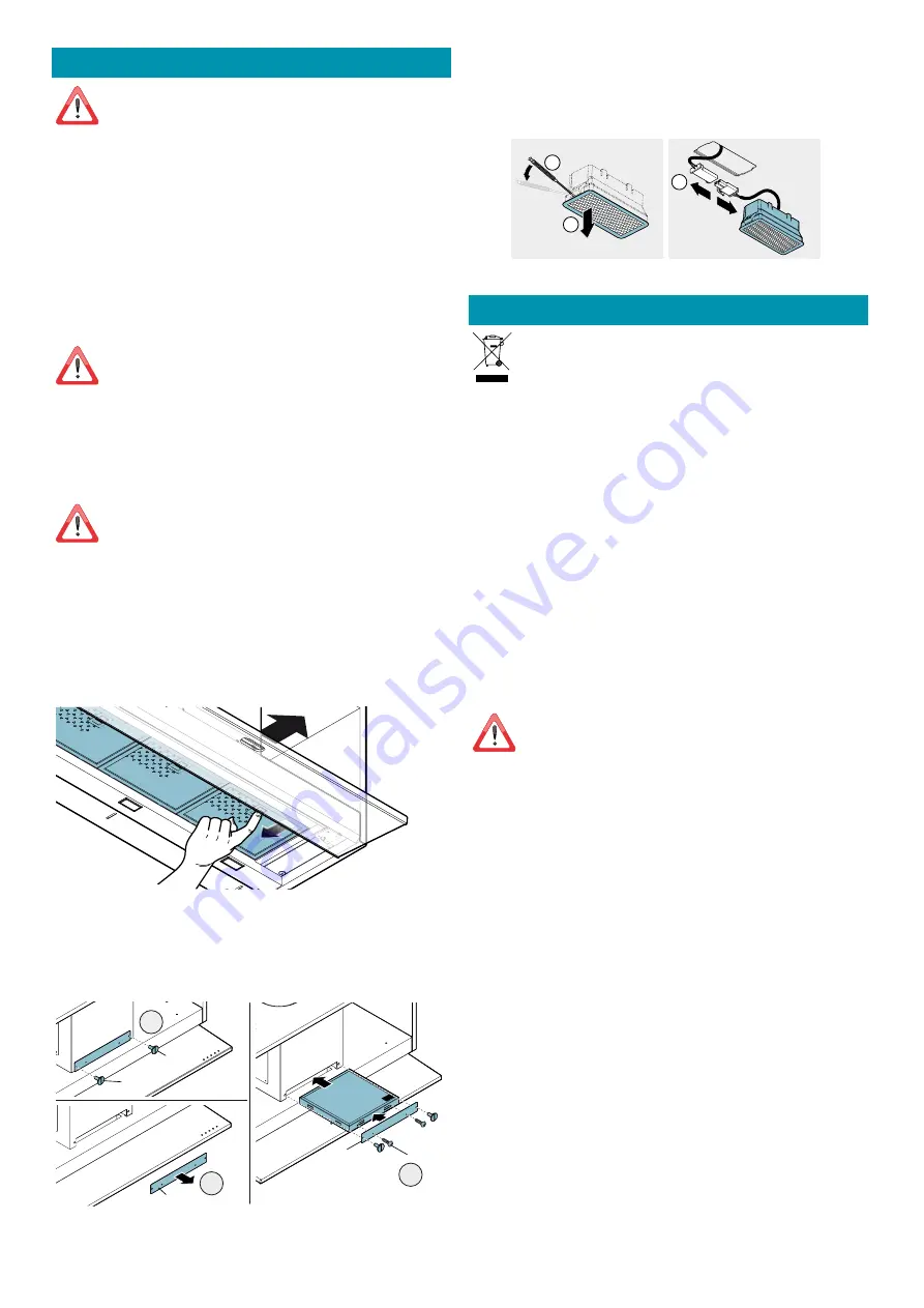 FALMEC FDMOV30W5SB Скачать руководство пользователя страница 44