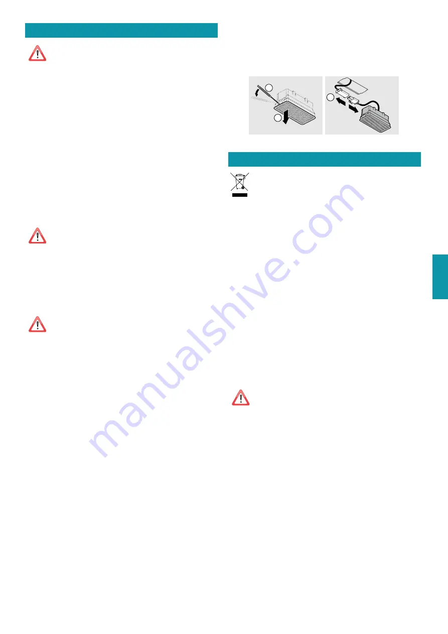 FALMEC Flipper NRS FLIPP85NW Instruction Booklet Download Page 31