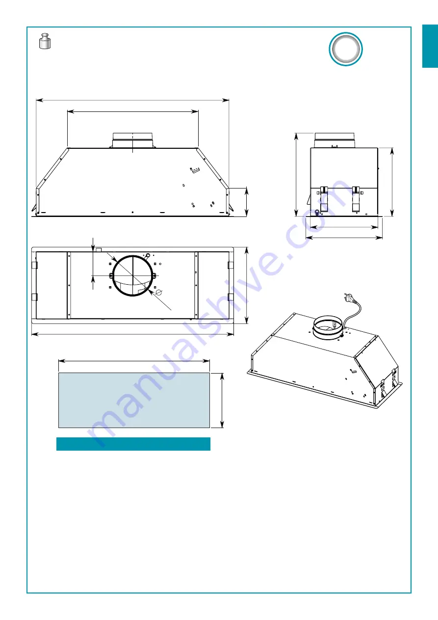 FALMEC Gruppo incasso 70 Installation Manual Download Page 4