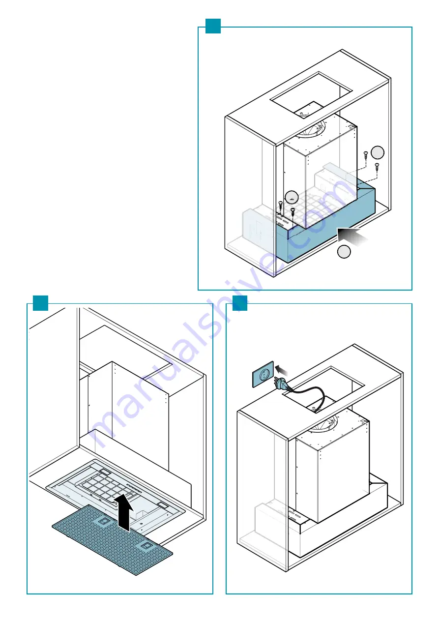 FALMEC GRUPPO INCASSO NRS 50 Instruction Booklet Download Page 19