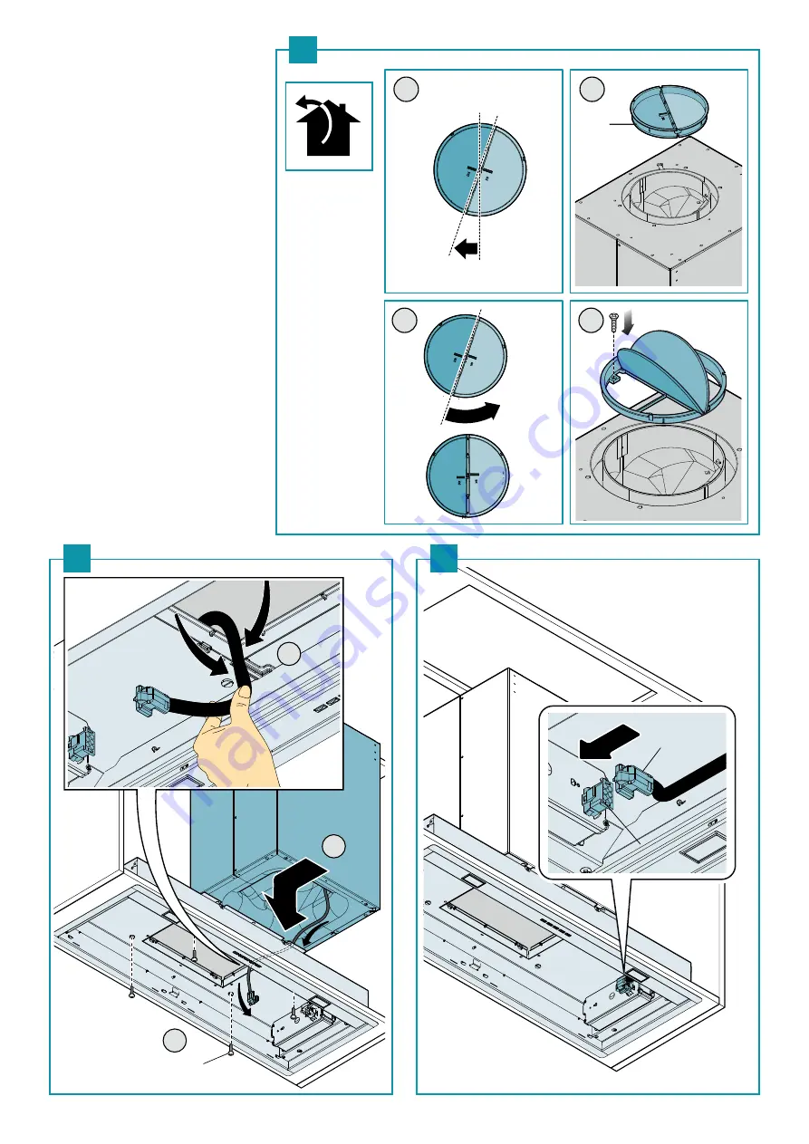 FALMEC Gruppo Incasso NRS FNINS28B5SS Instruction Booklet Download Page 6