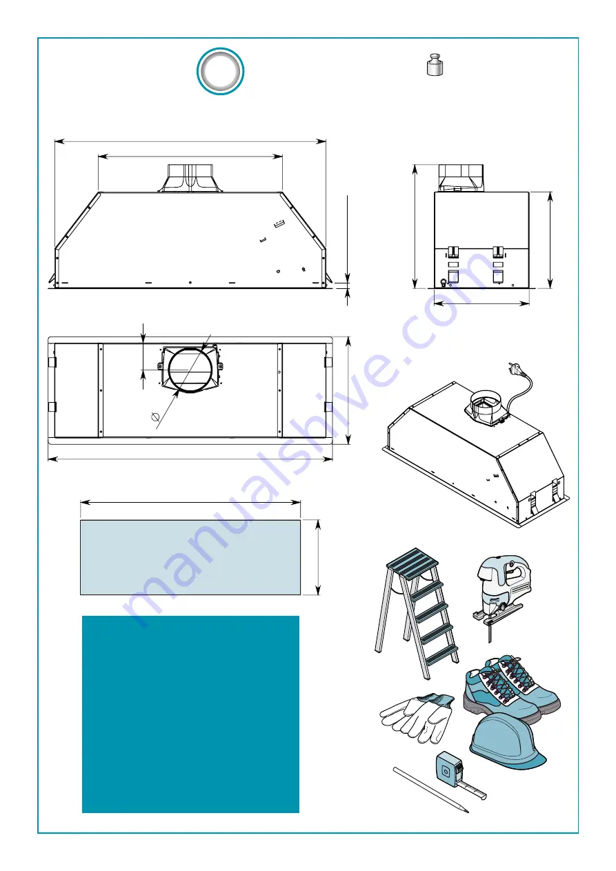 FALMEC gruppo incasso Series Instruction Booklet Download Page 4