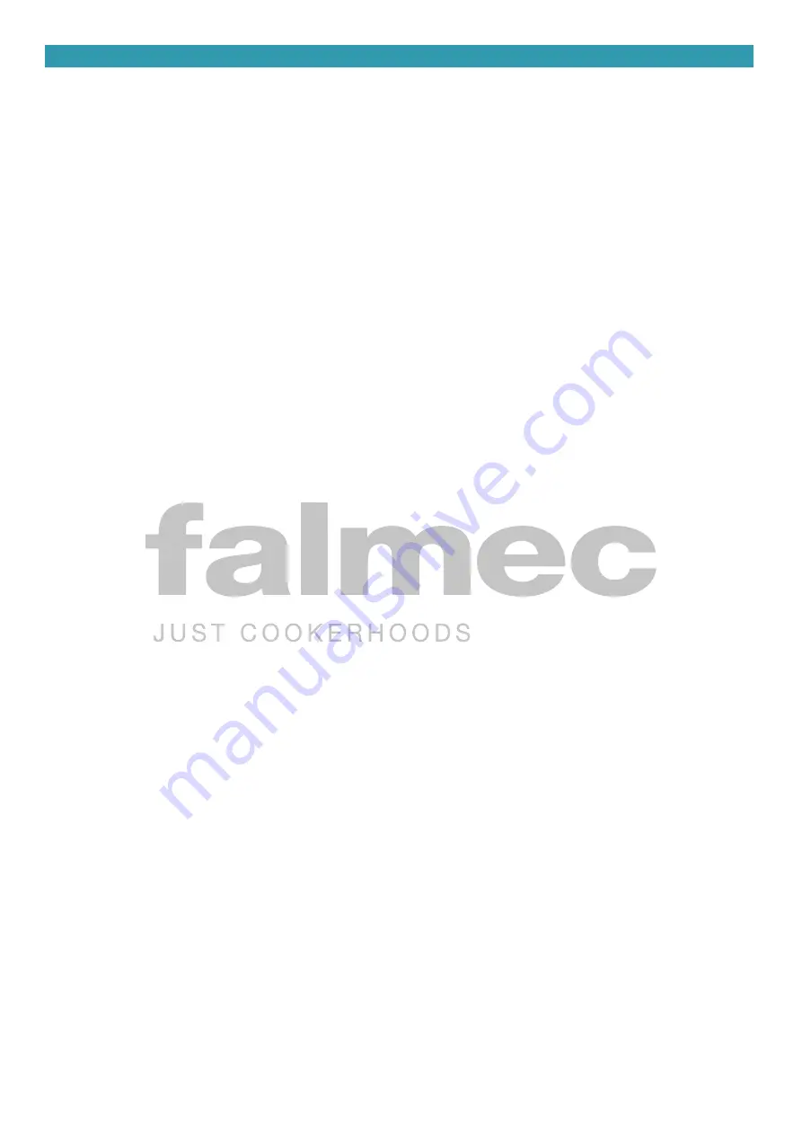 FALMEC line Instruction Booklet Download Page 70