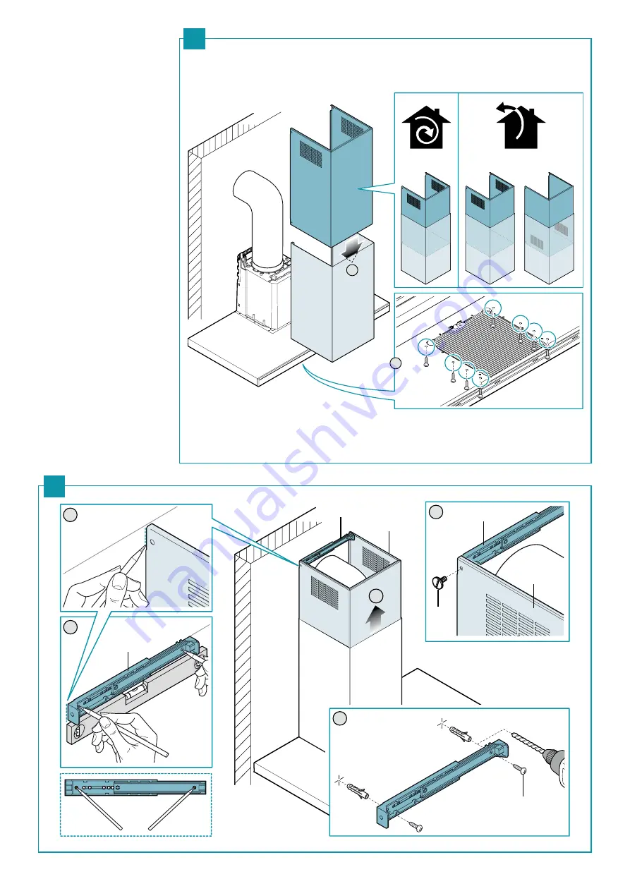 FALMEC LUCE90W3BL Instruction Booklet Download Page 6