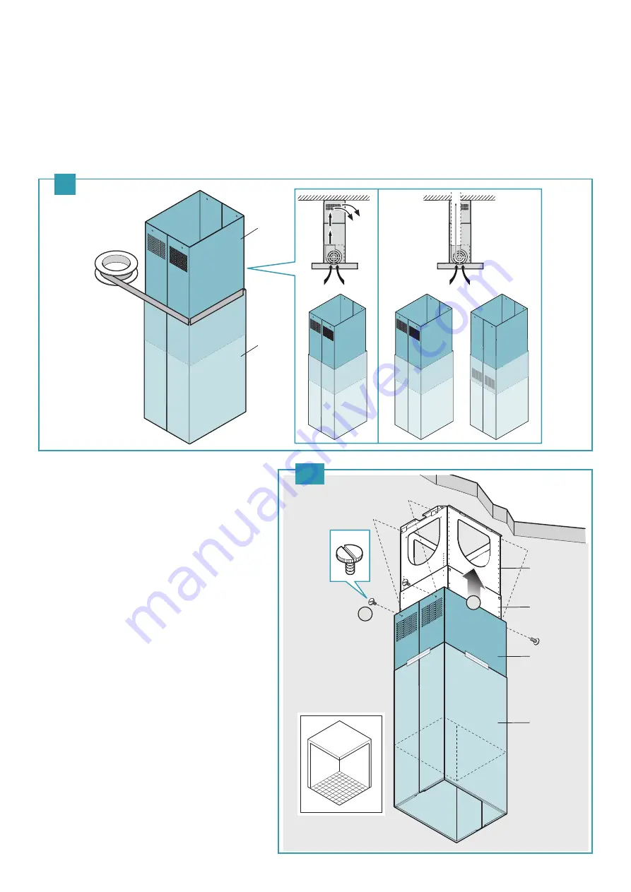 FALMEC Lumen island Instruction Booklet Download Page 8