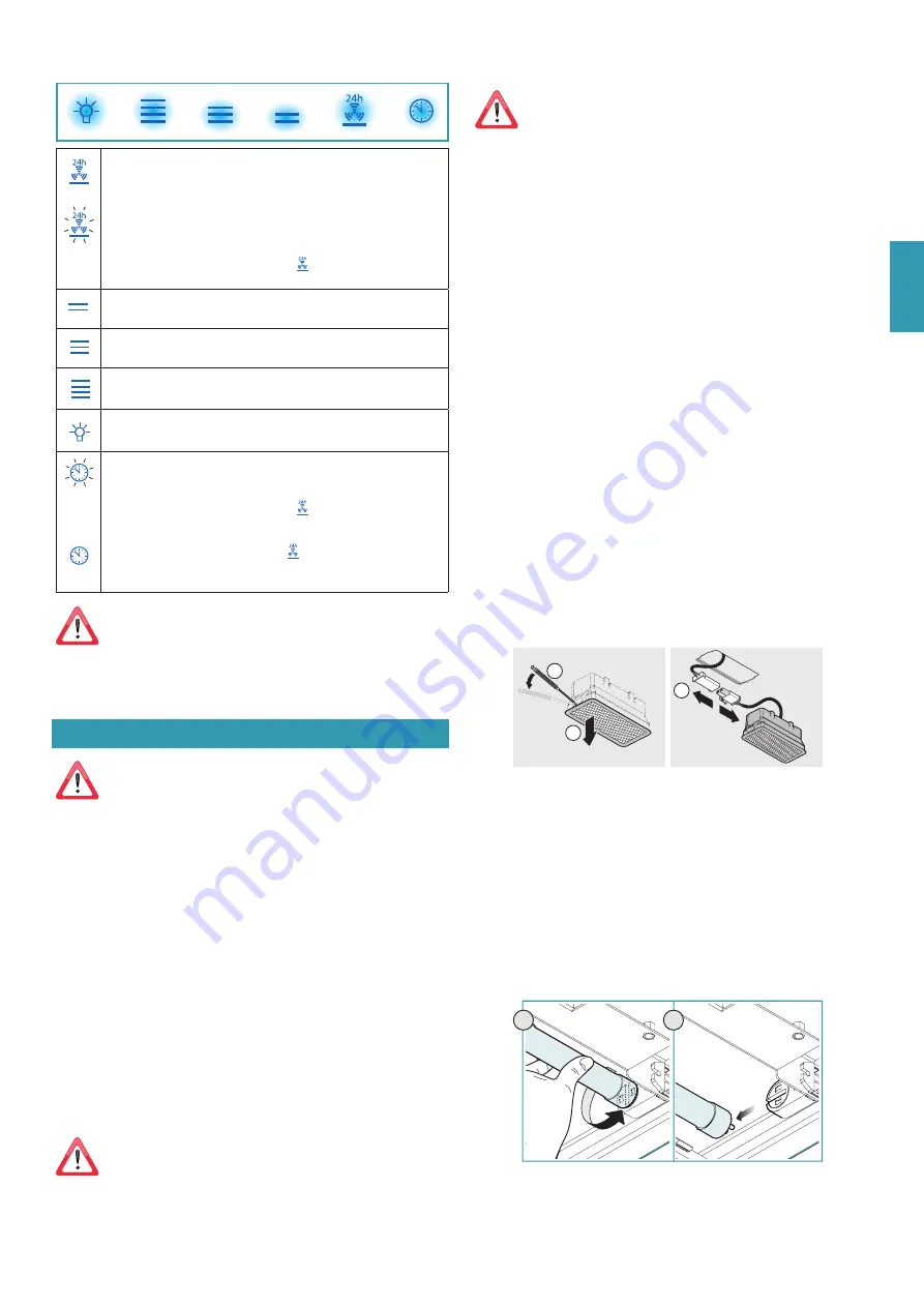 FALMEC LUMINA 90 NRS Instruction Booklet Download Page 23