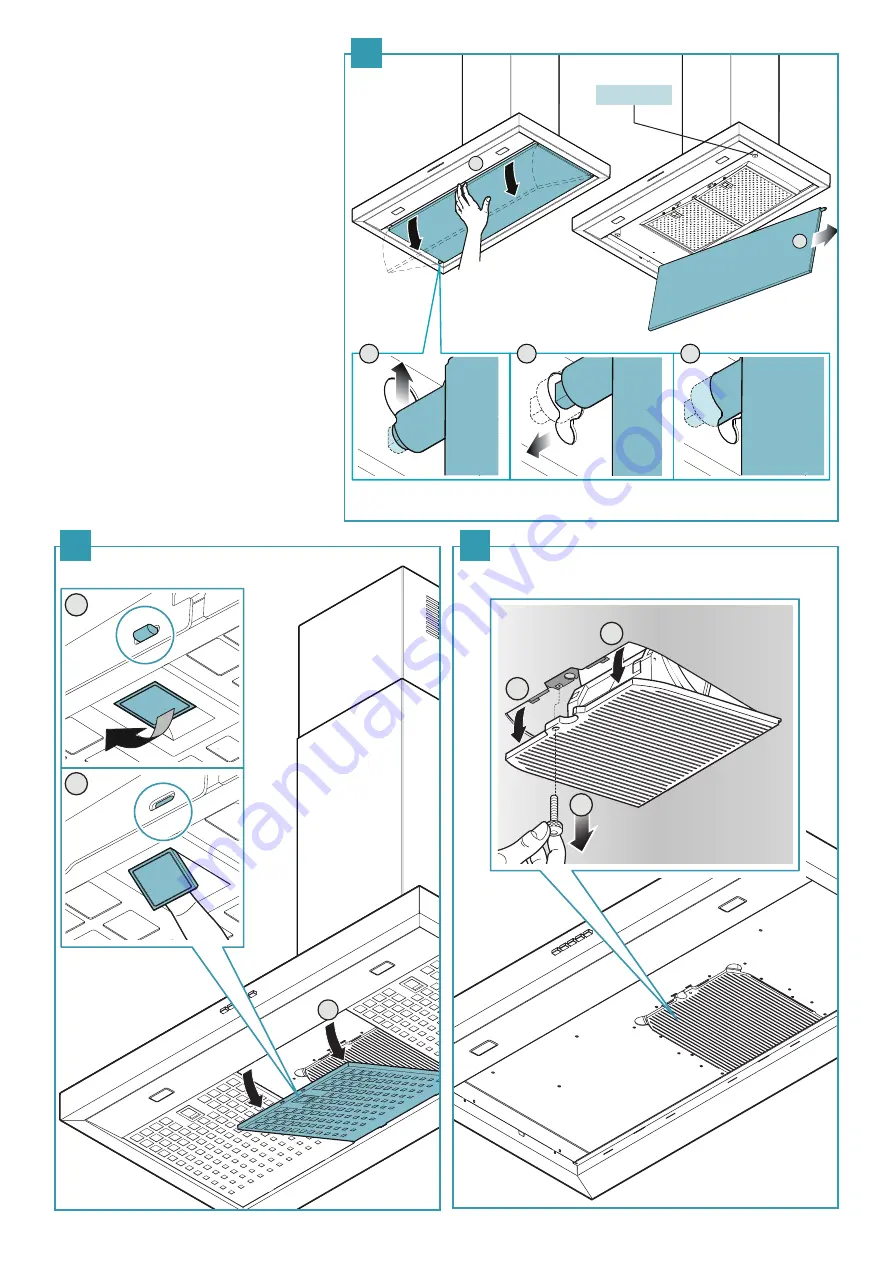 FALMEC Plane Top wall FFPLN36W5FS-R Instruction Booklet Download Page 7