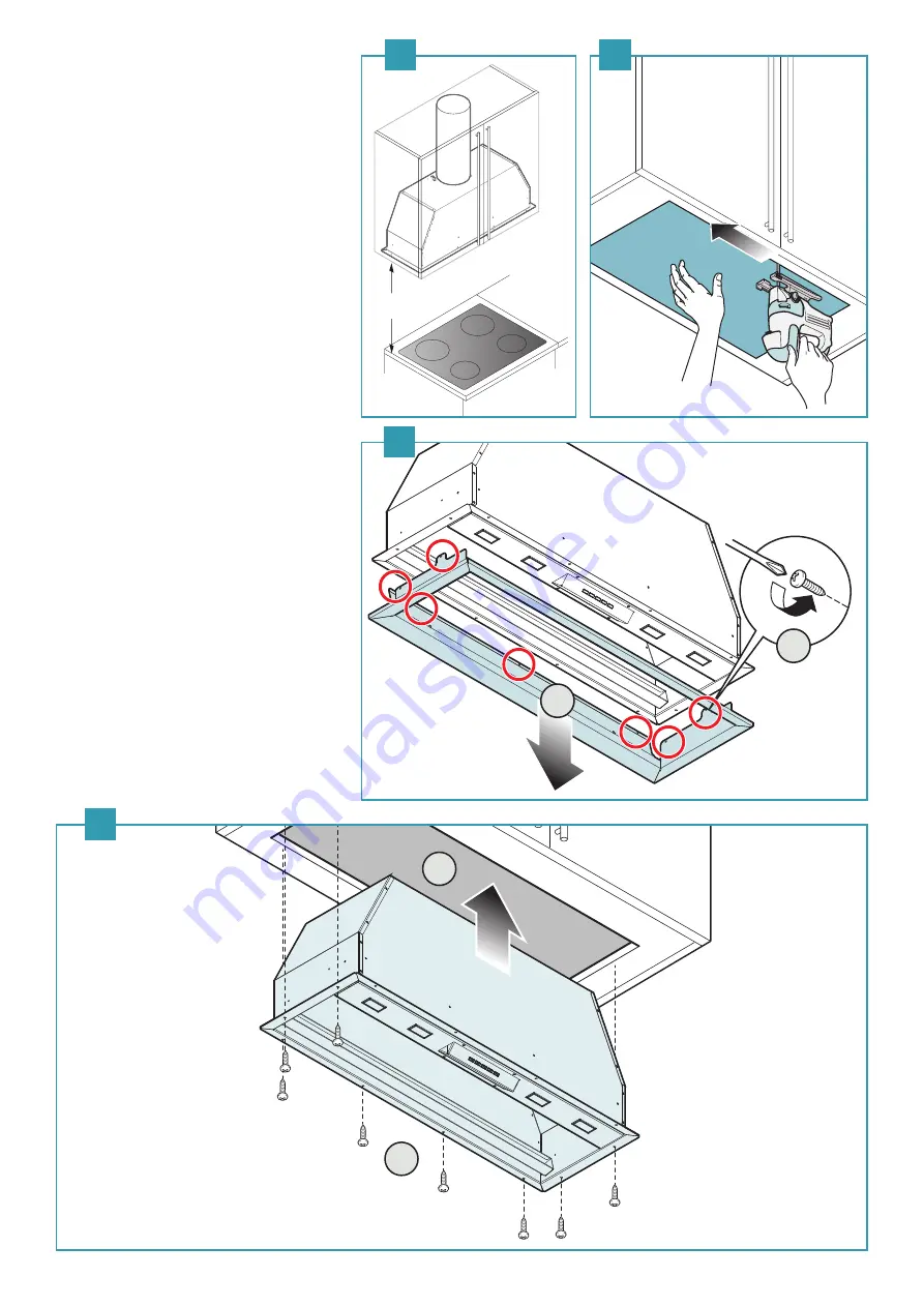 FALMEC Professional Gruppo Incasso Pro 80 Inox Скачать руководство пользователя страница 4