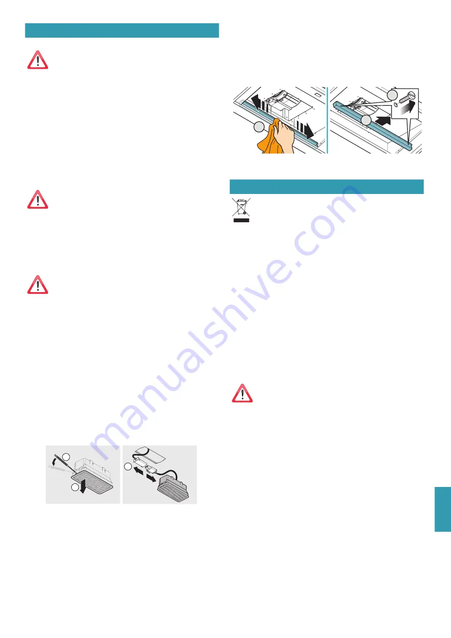 FALMEC Professional Gruppo Incasso Pro 80 Inox Скачать руководство пользователя страница 59