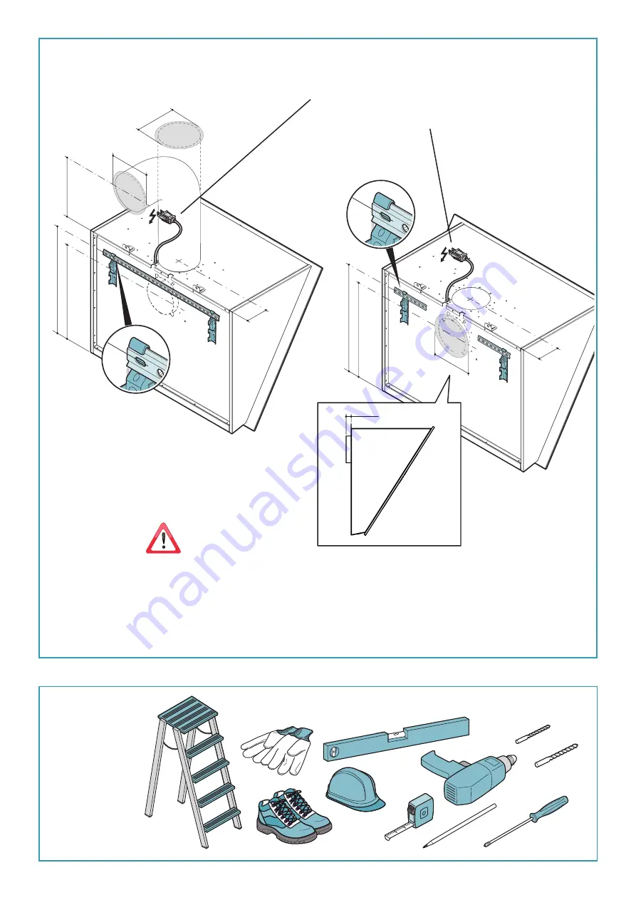 FALMEC Quasar FDQBK36W5SG Instruction Booklet Download Page 3