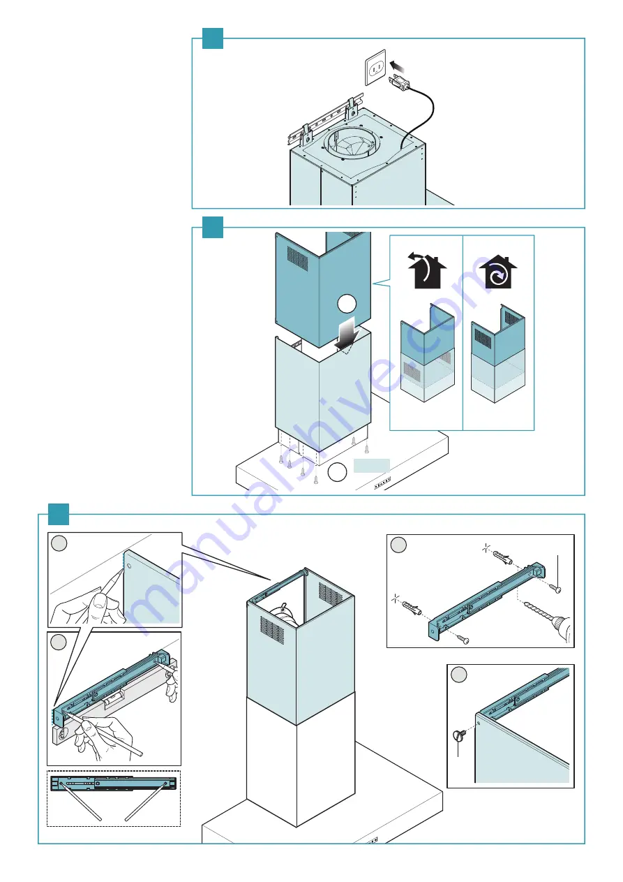 FALMEC SILENCE FNLUM36W5SS Instruction Booklet Download Page 10