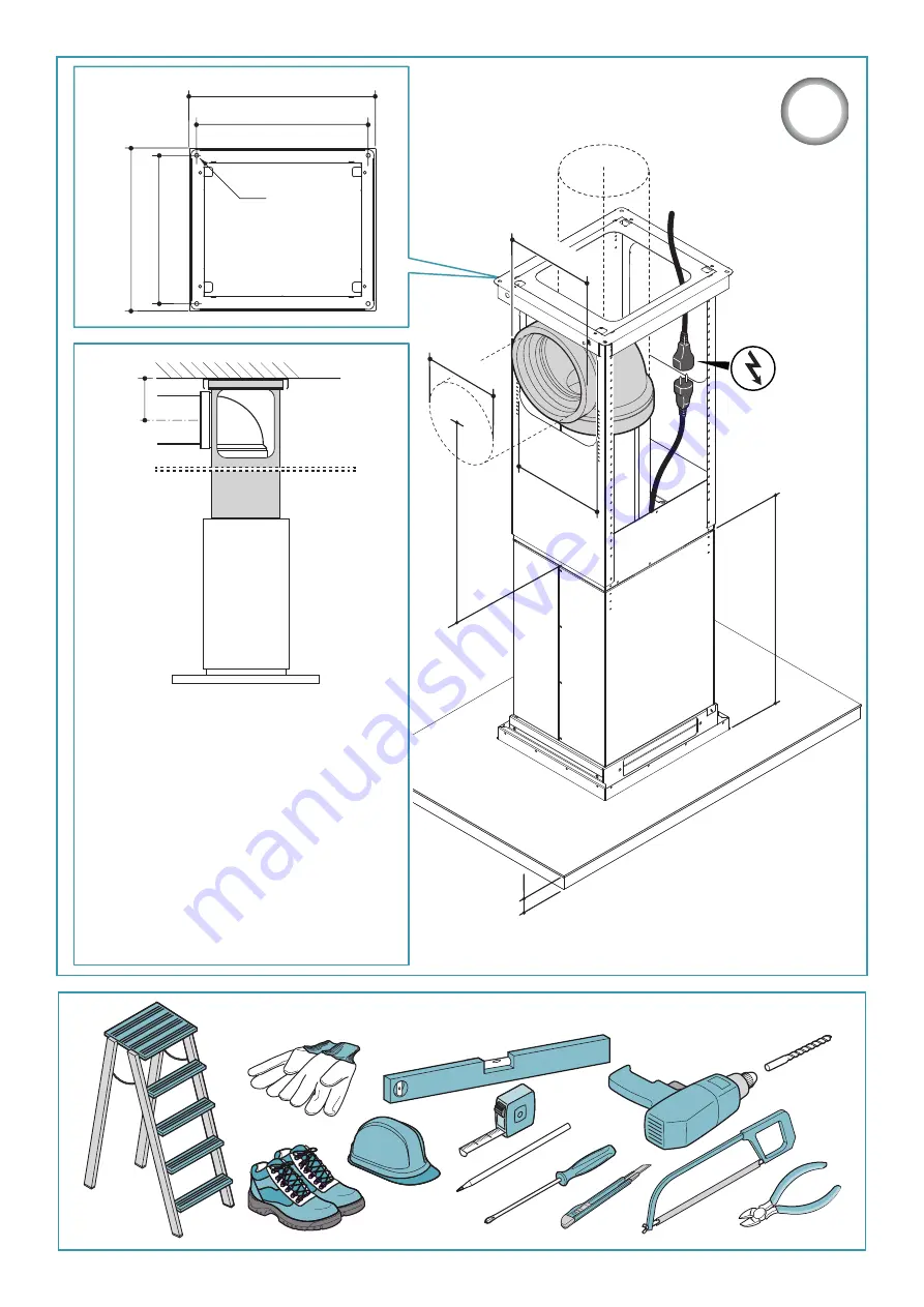 FALMEC SILENCE ZENITH island Series Instruction Booklet Download Page 3