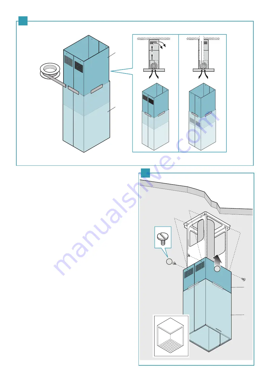 FALMEC SILENCE ZENITH island Series Instruction Booklet Download Page 8