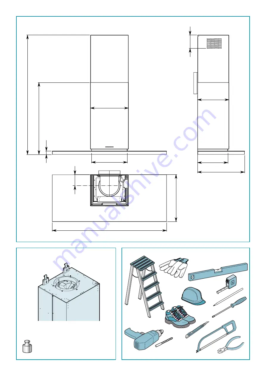 FALMEC silence zenith NRS parete Instruction Booklet Download Page 2