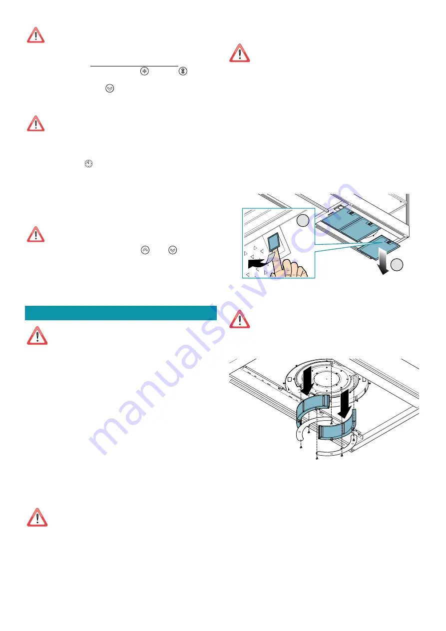 FALMEC Spazio Island 130 Instruction Booklet Download Page 38