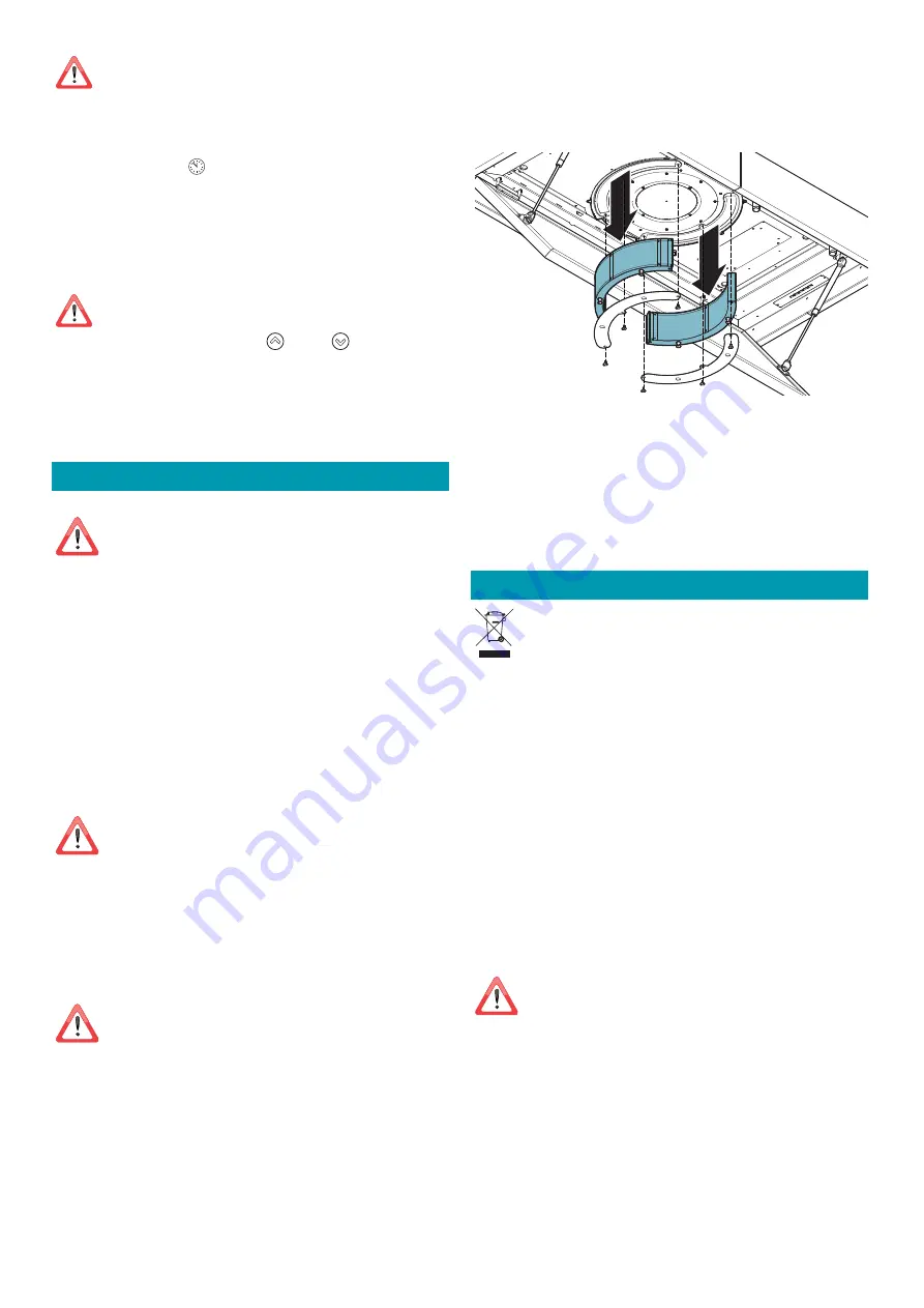 FALMEC Vega Bianco 115 Instruction Booklet Download Page 18