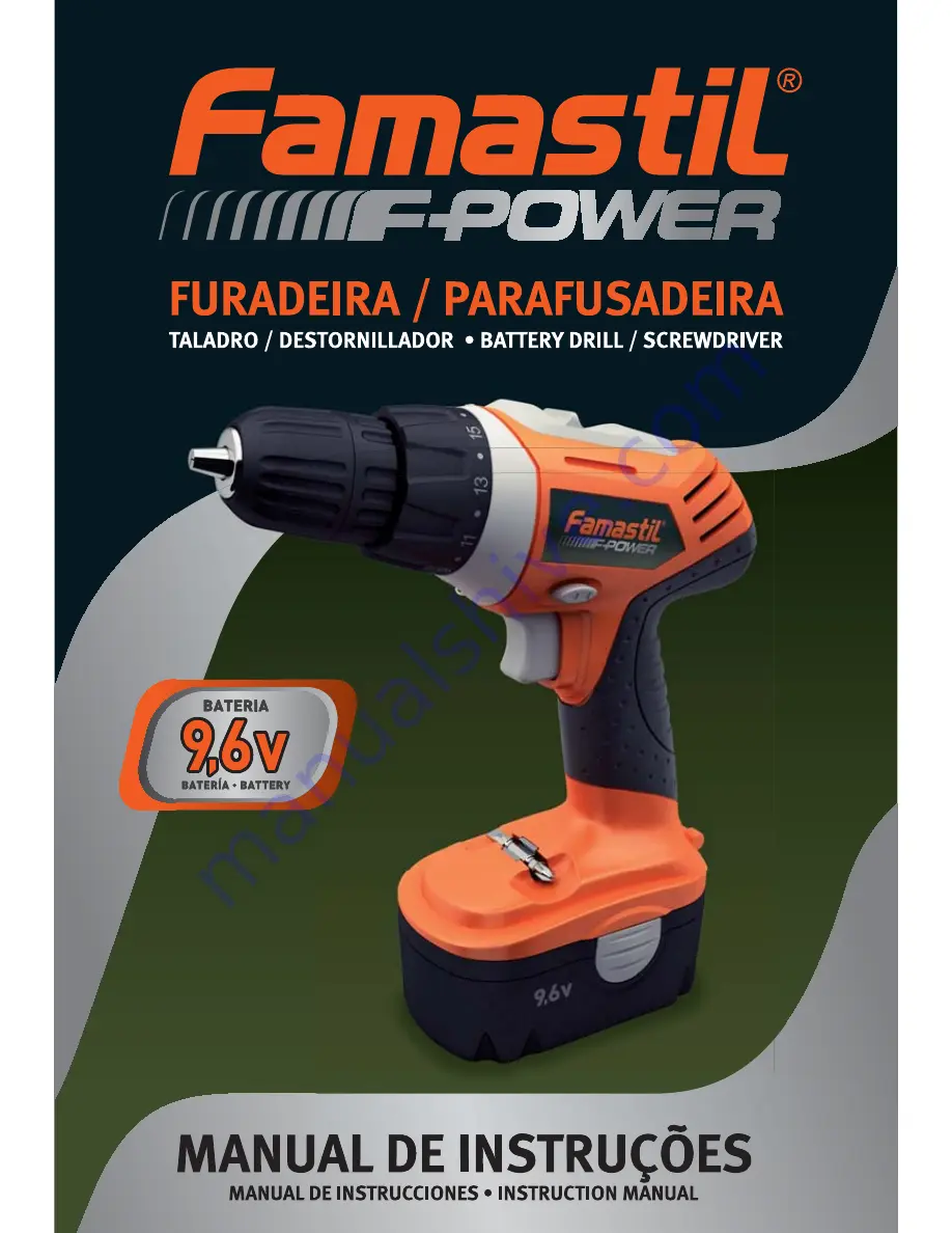 Famastil F-Power 9.6v Instruction Manual Download Page 1