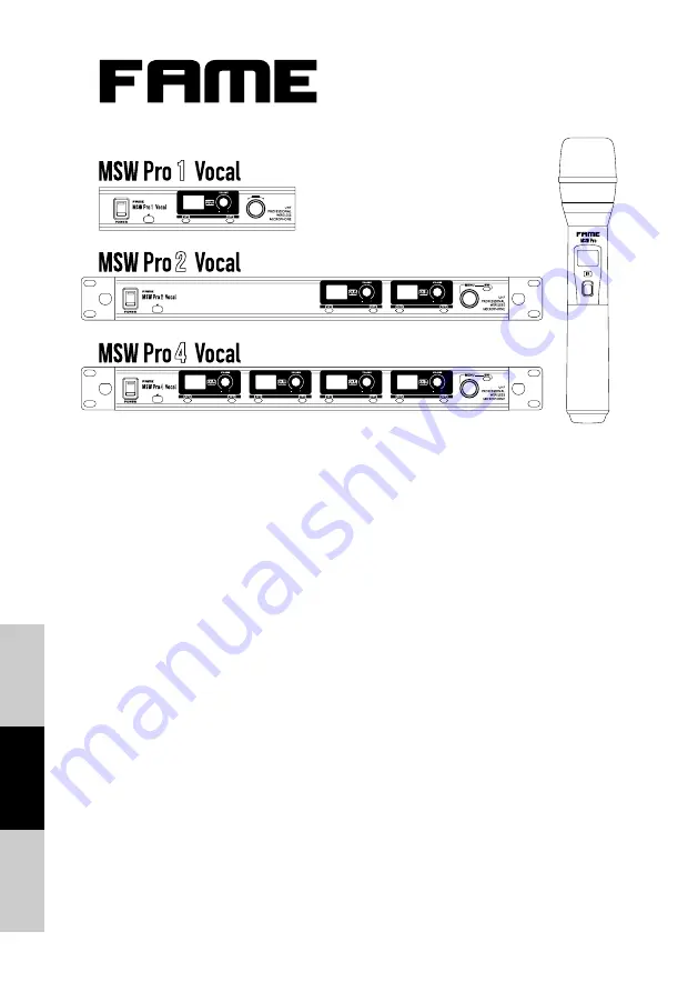 FAME MSW Pro 1 Vocal User Manual Download Page 12