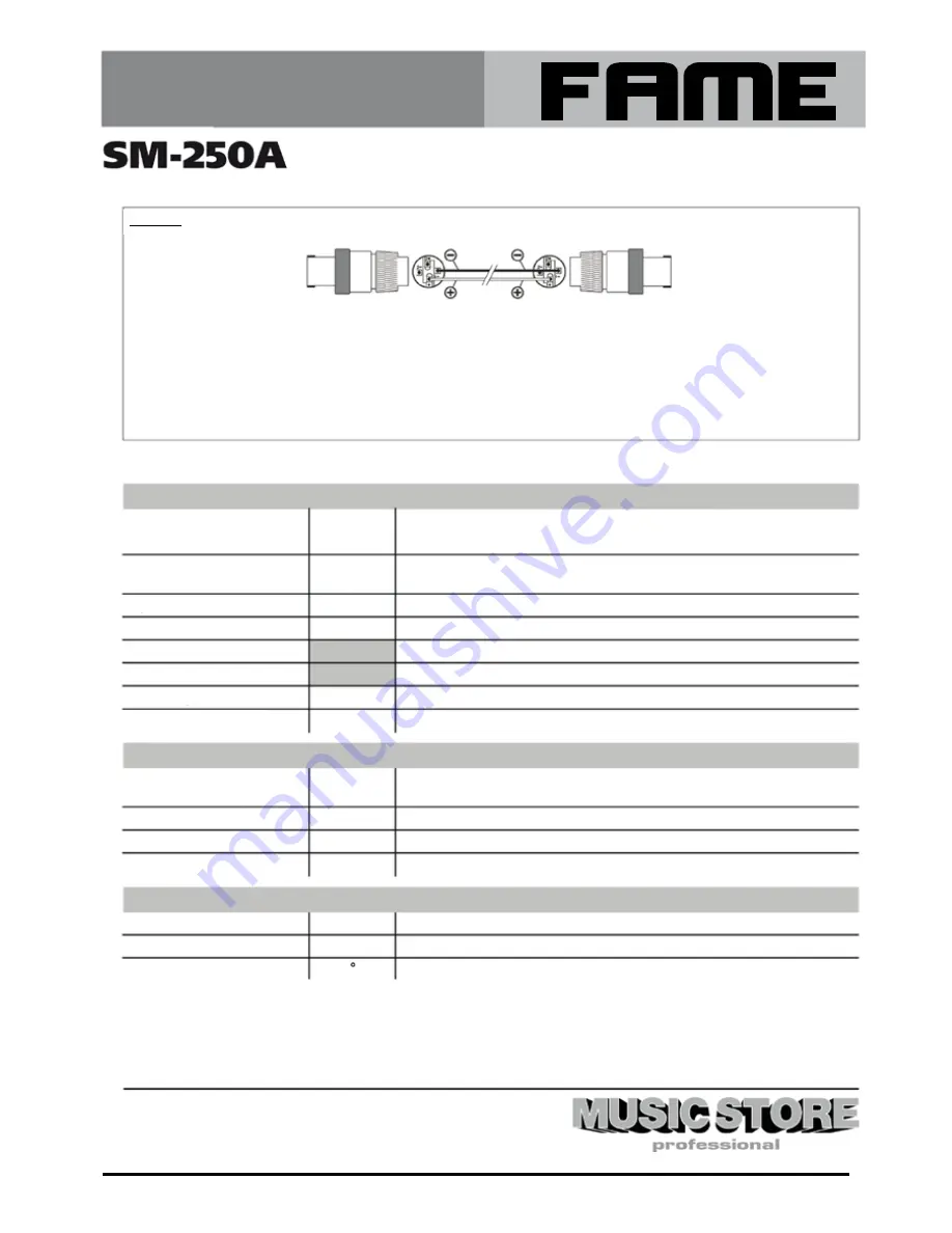 FAME SM-250A User Manual Download Page 9