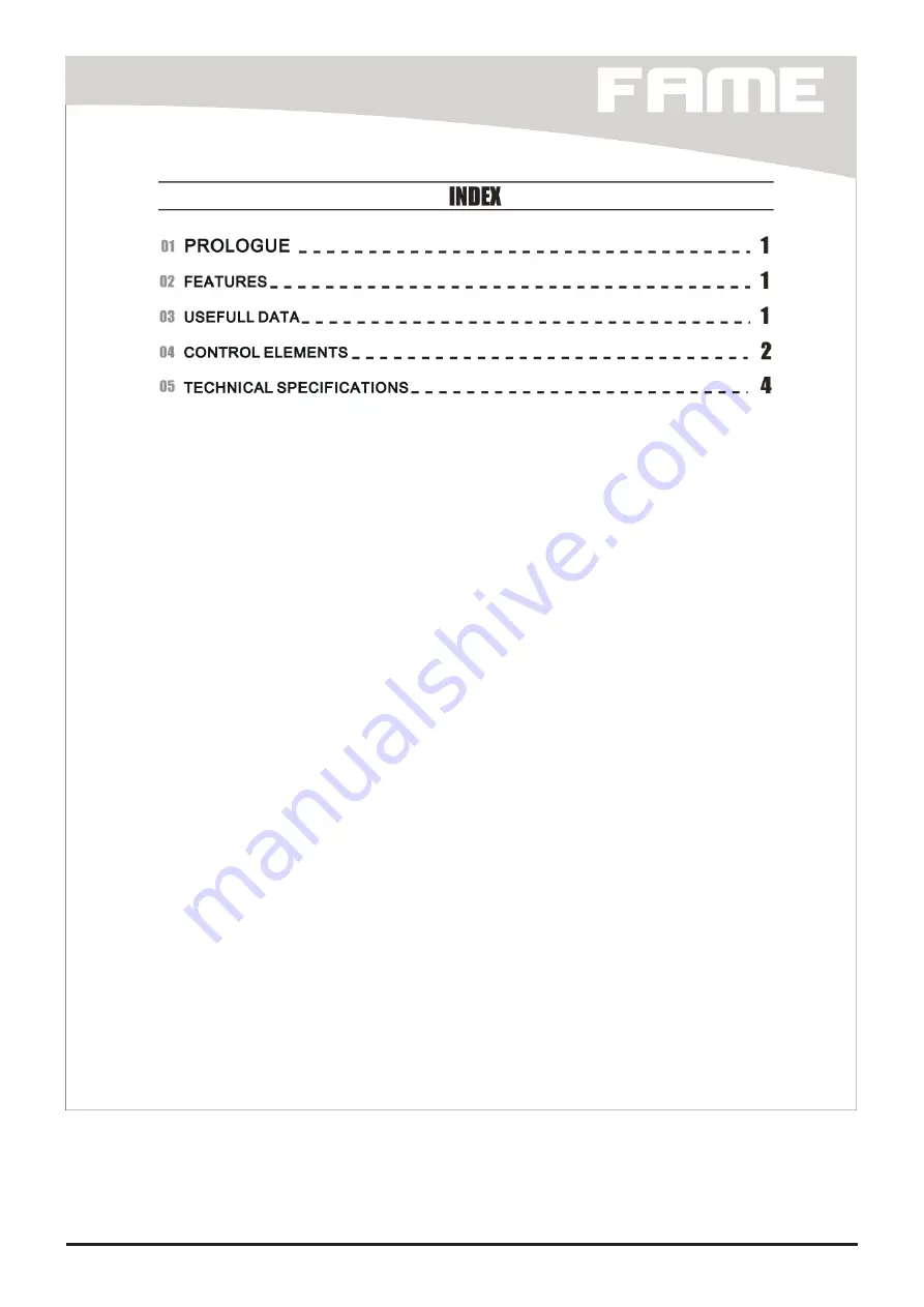 FAME W-24R Manual Download Page 3