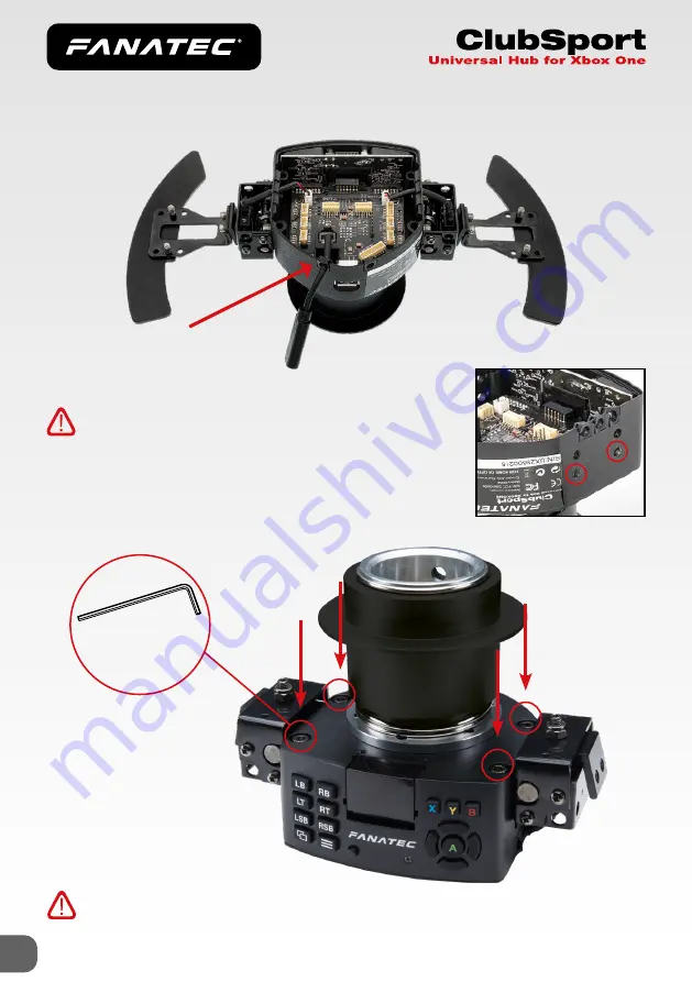 FANATEC ClubSport Universal Hub For Xbox One Manual Download Page 26