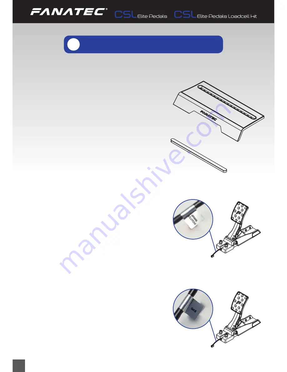 FANATEC CSL Elite Pedals Manual Download Page 9