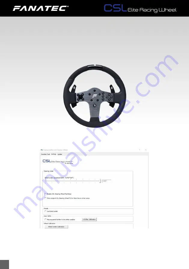 FANATEC CSL Elite Racing Wheel Скачать руководство пользователя страница 23