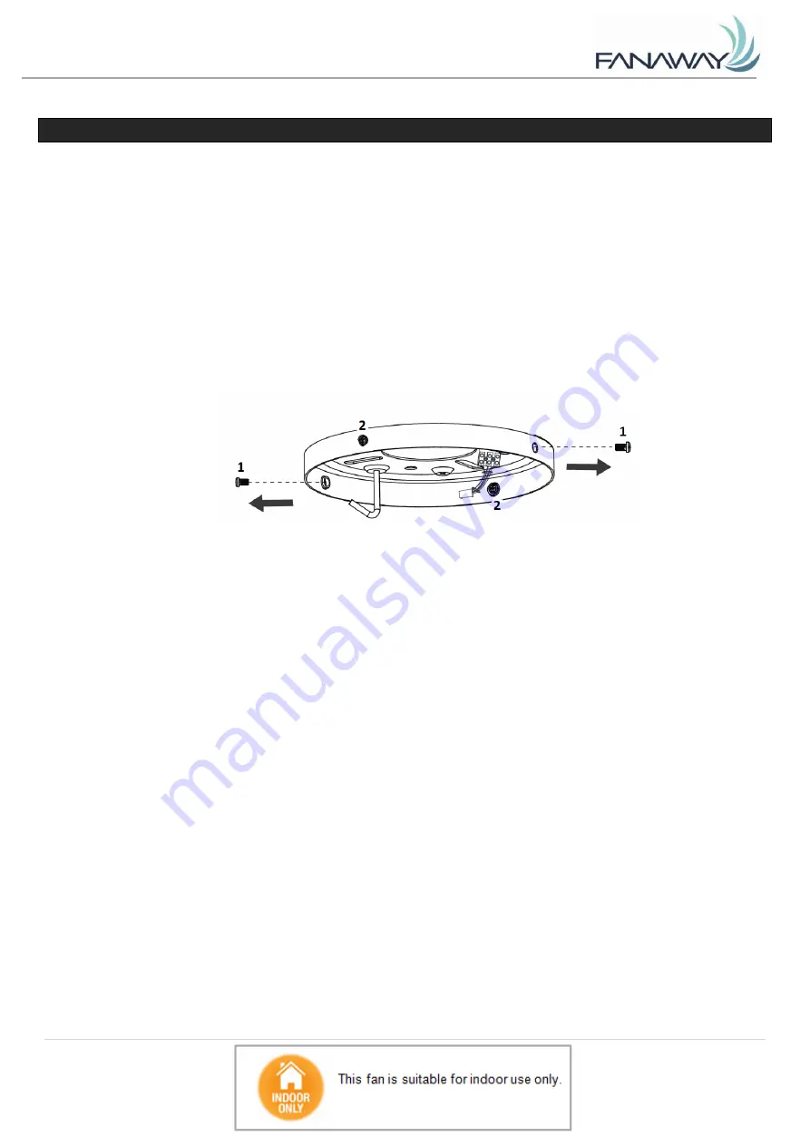 Fanaway ORBIT DC Installation And Operation Manual Download Page 22