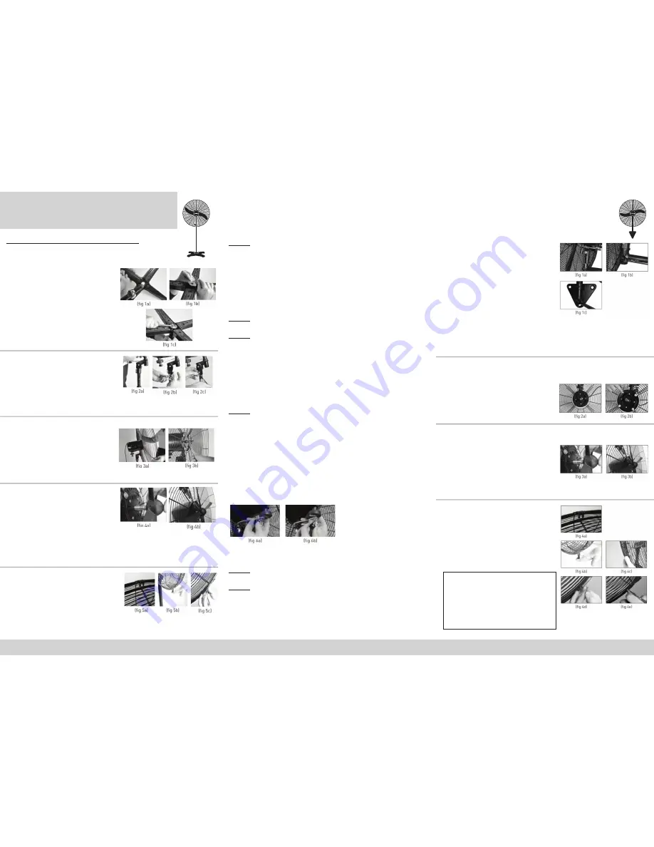 Fanco Commercial Fan Instruction Manual Download Page 2