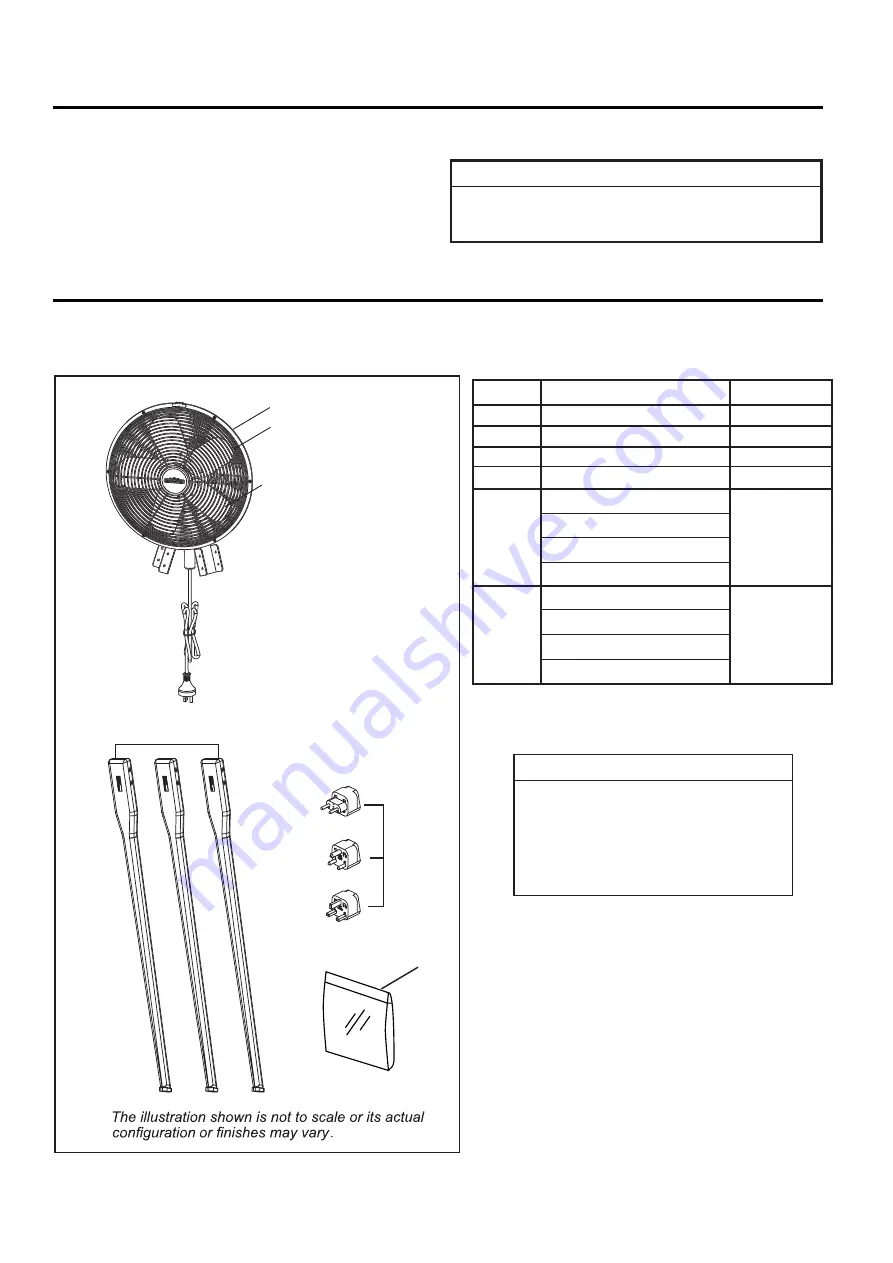 Fanimation Arden FP8014 220 Series Owner'S Manual Download Page 5