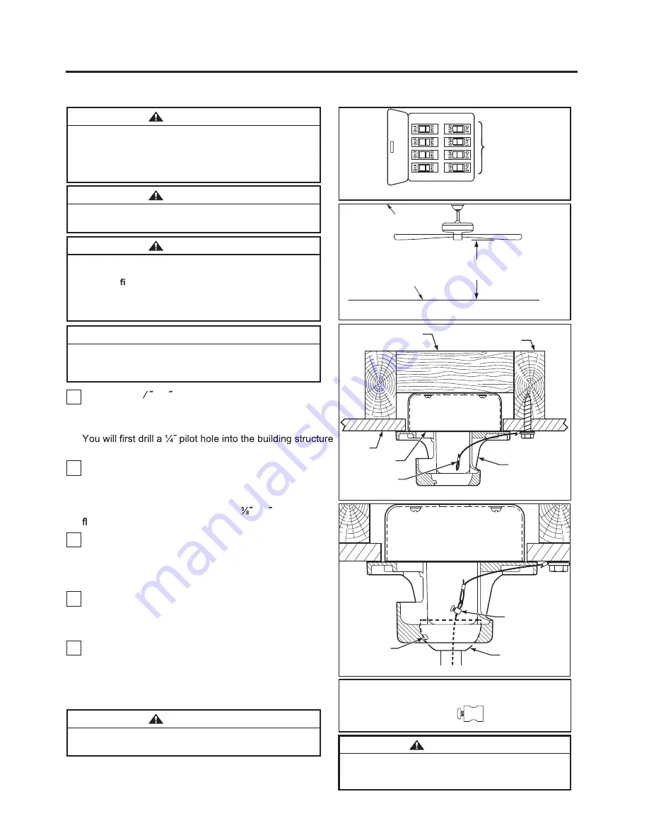 Fanimation Ascension FP6717 series Owner'S Manual Download Page 6