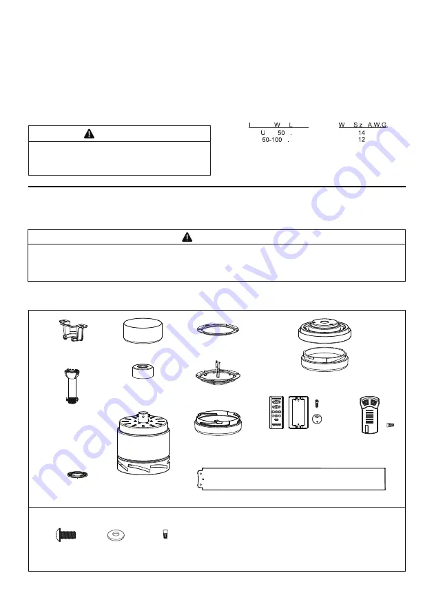 Fanimation BLITZ LP8377LBL Manual Download Page 4