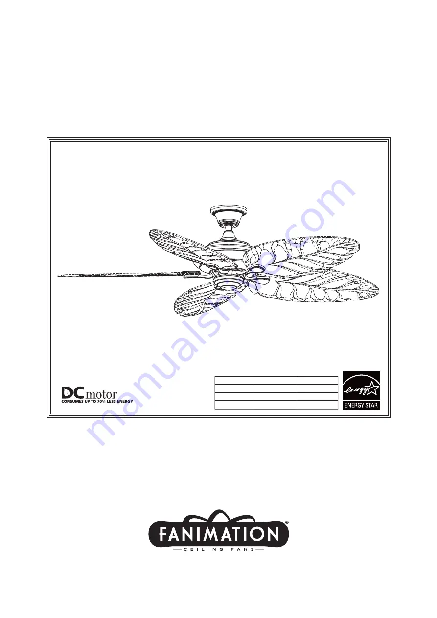 Fanimation distinction C1 series Owner'S Manual Download Page 27