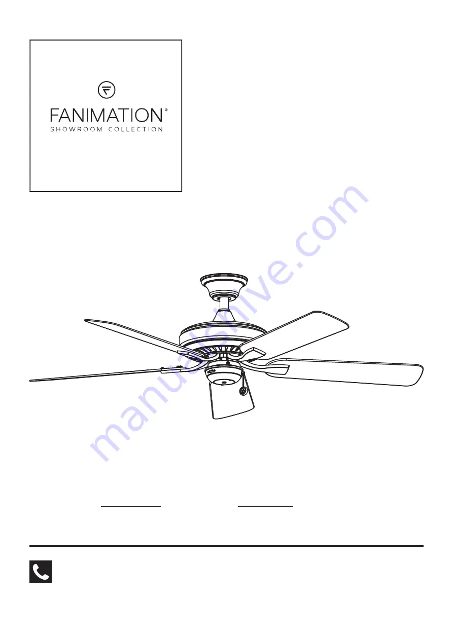 Fanimation EDGEWOOD FP9052 Series Manual Download Page 21