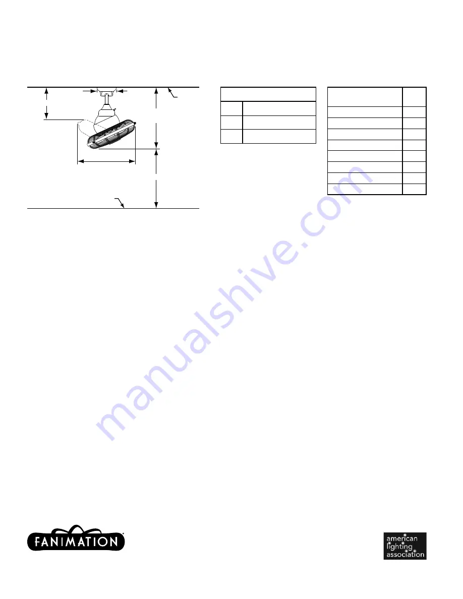 Fanimation Extraordinaire OF110 Series Скачать руководство пользователя страница 2