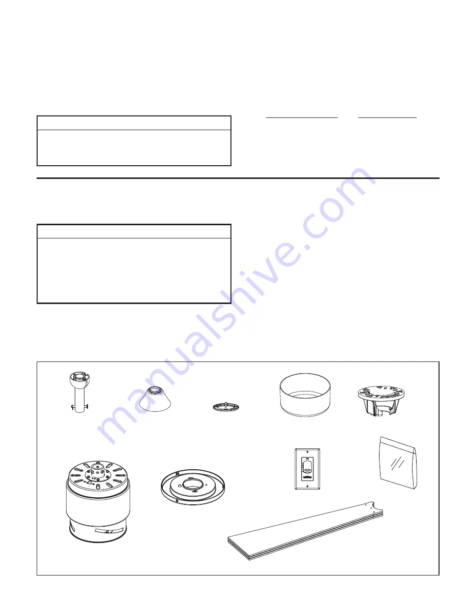 Fanimation FP4630SN The Zonix Owner'S Manual Download Page 3