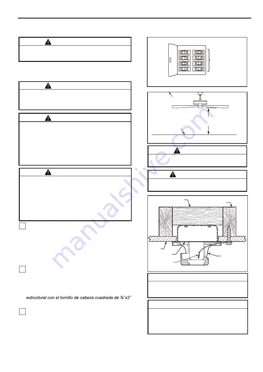 Fanimation GLIDEAIRE FPD8520 Series Manual Download Page 30