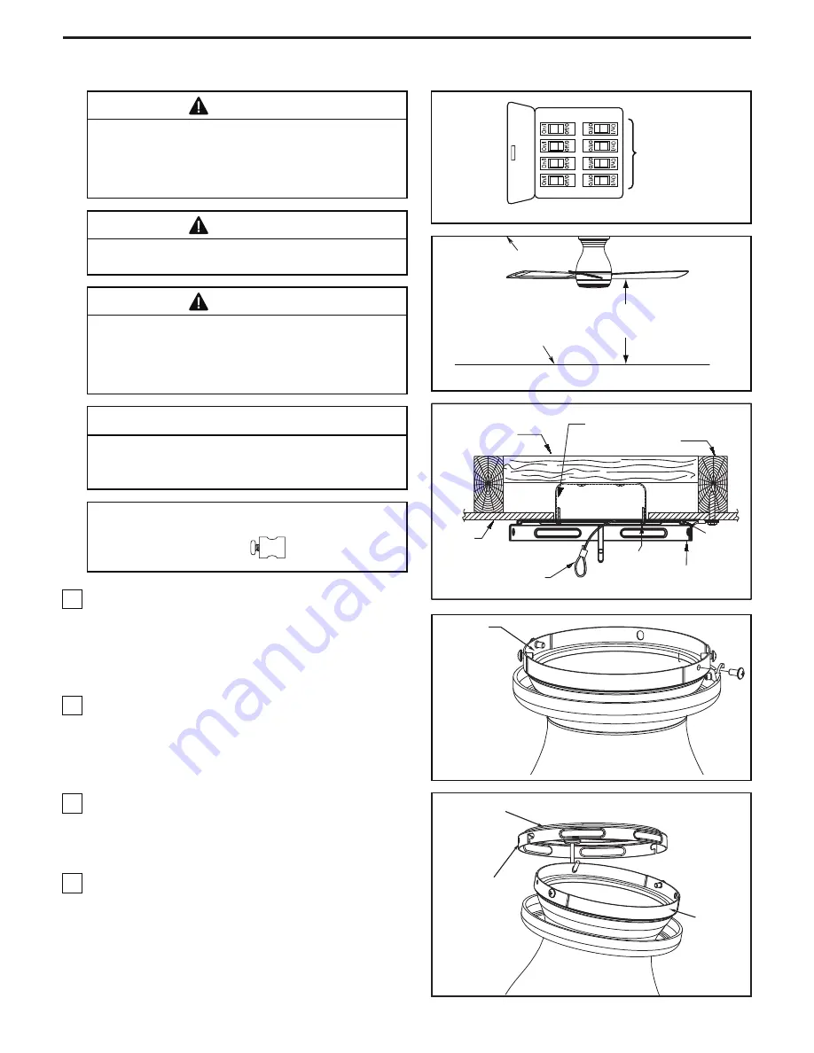 Fanimation HUGH FPS8332B Series Owner'S Manual Download Page 7