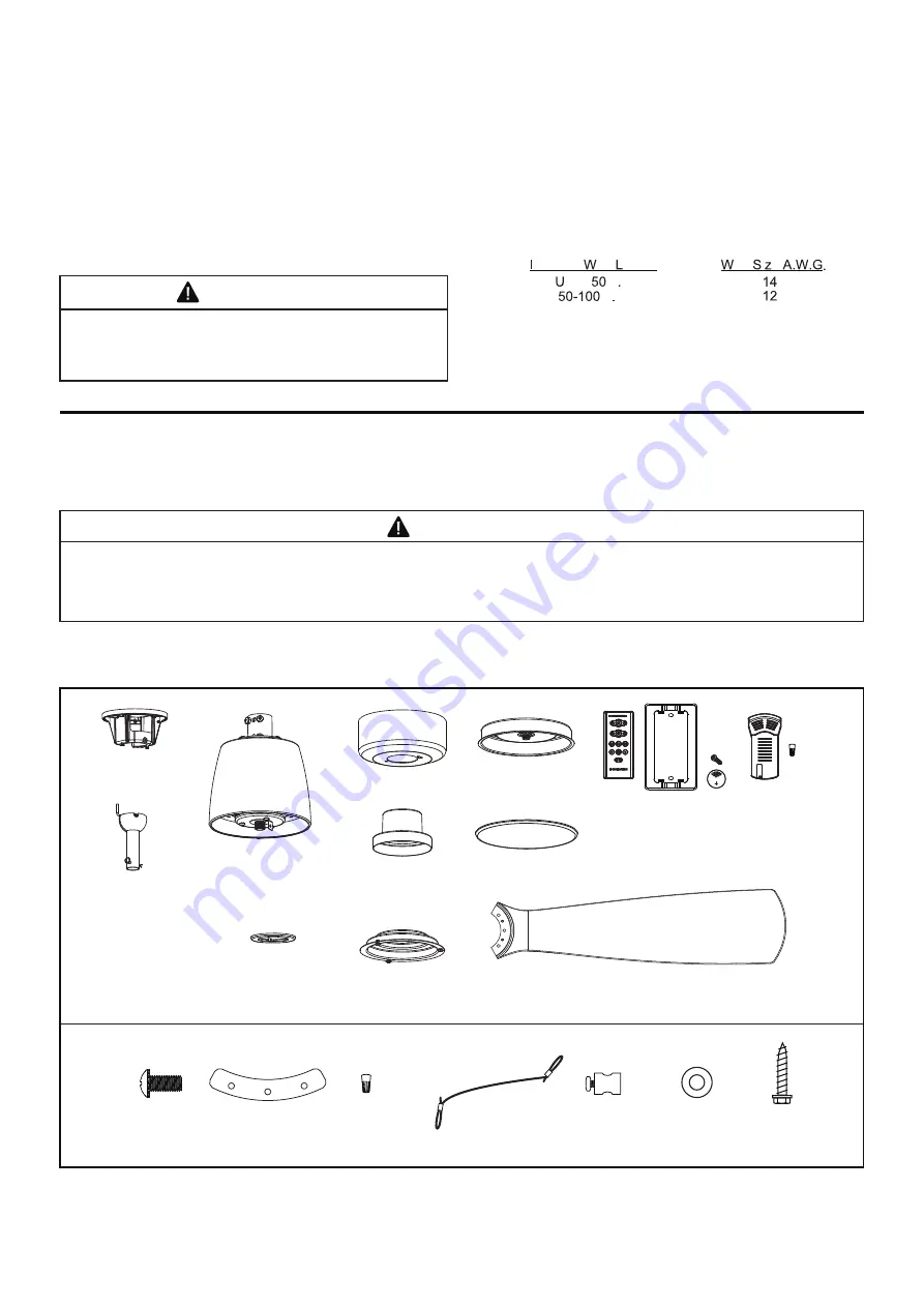 Fanimation Kute FPD8534 Series Скачать руководство пользователя страница 4